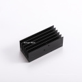 CNC Black Custom Aluminium Extrusion Profil thermor